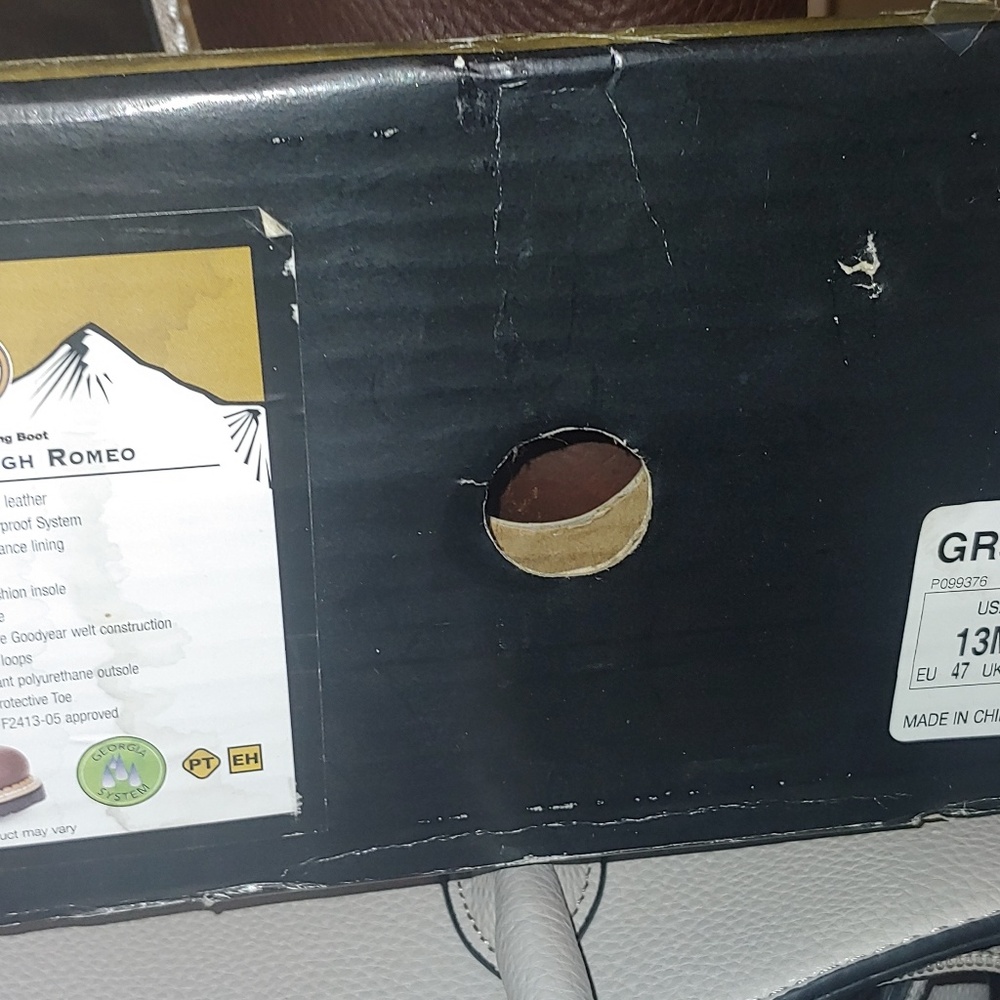 Size 13M Georgia Steel Toed Boots